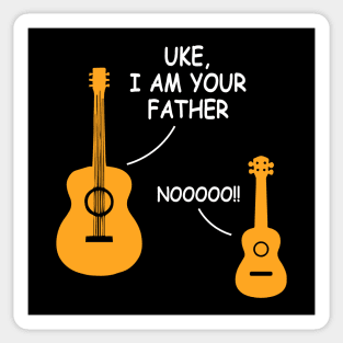 Uke, I Am Your Father Sticker